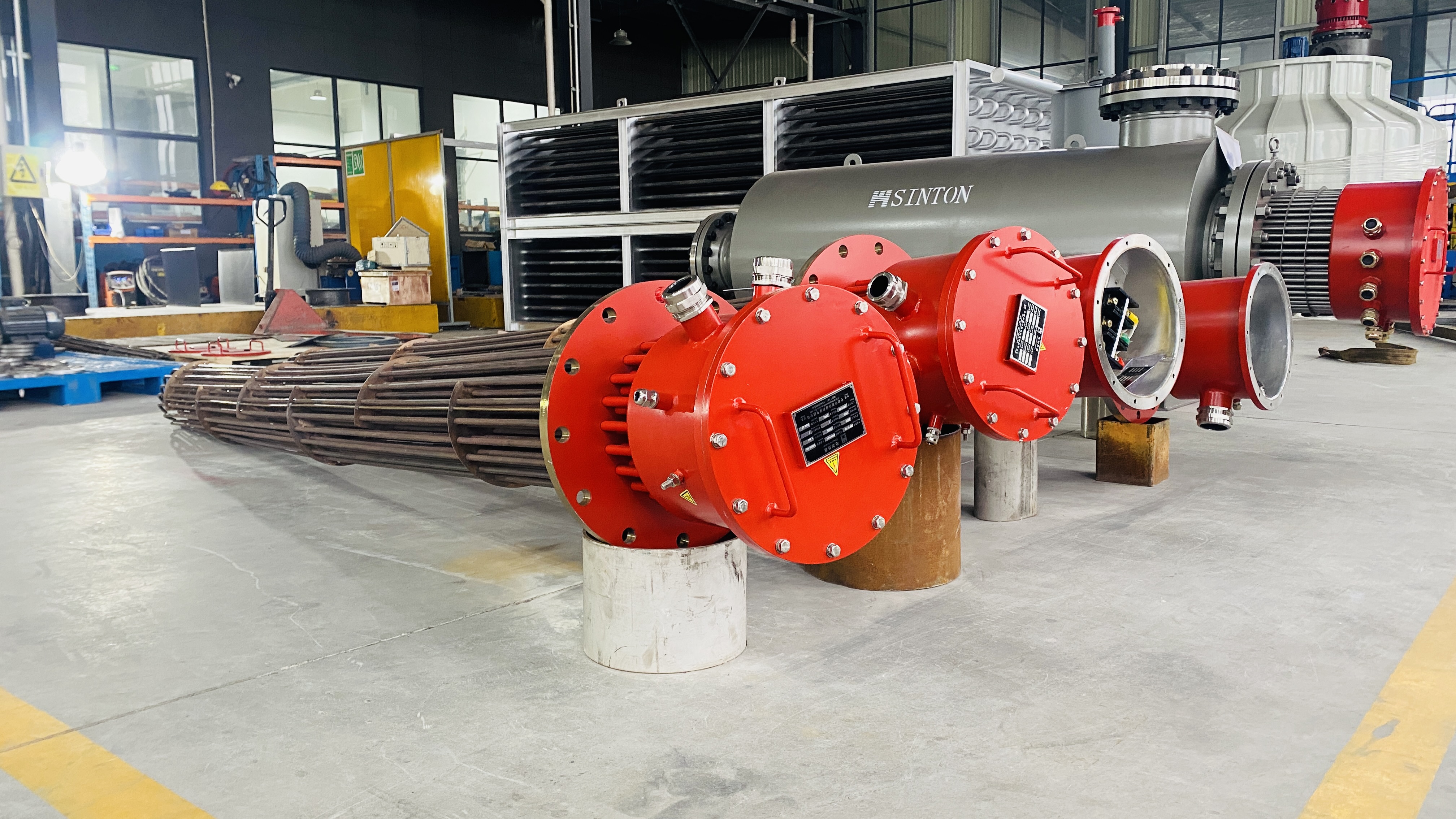 100-300kw法蘭電加熱管